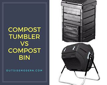 Compost Bin vs. Tumbler, Which Do You Need? - OutsideModern