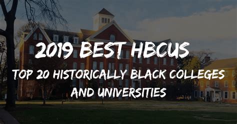 2019 Best HBCUs: Top 20 Historically Black Colleges and Universities ...