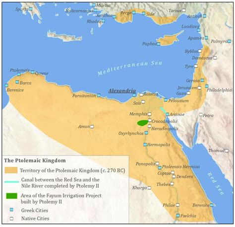 Ptolemaic Egypt, circa 270 BC | Ptolemaic egypt, Egypt, Thebes