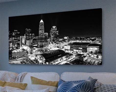 Charlotte NC Skyline, Charlotte Skyline Art, Charlotte Skyline Art ...