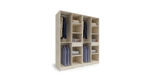 Nina Engineered Wood 4 Door Wardrobe in Matte Finish - Urban Ladder