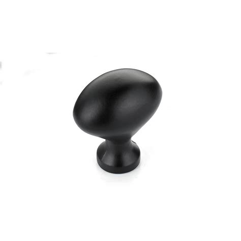 Richelieu Hardware 1-1/4 in. Matte Black Cabinet Knob-BP4443900 - The Home Depot