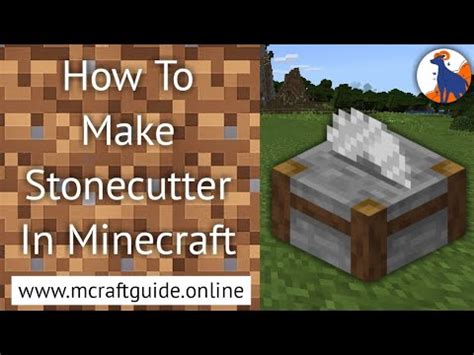 How To Make & Use Stonecutter In Minecraft | MCraftGuide - YouTube