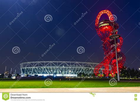 Olympic Park of London by Night Editorial Photo - Image of illuminated, long: 74157411