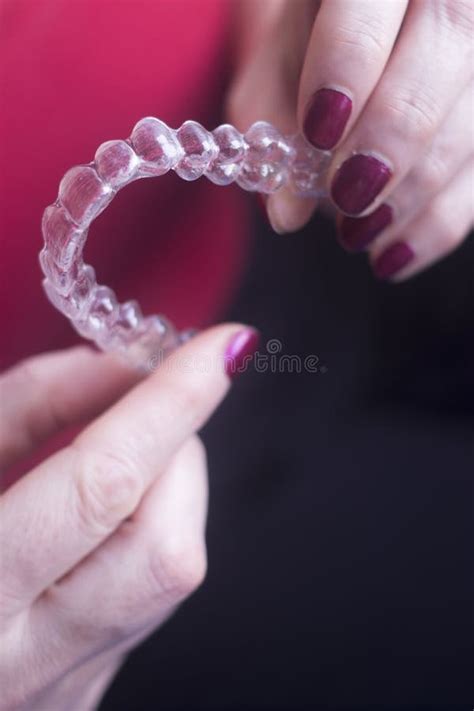 Clear Dental Teeth Retainers Stock Image - Image of orthodontics ...