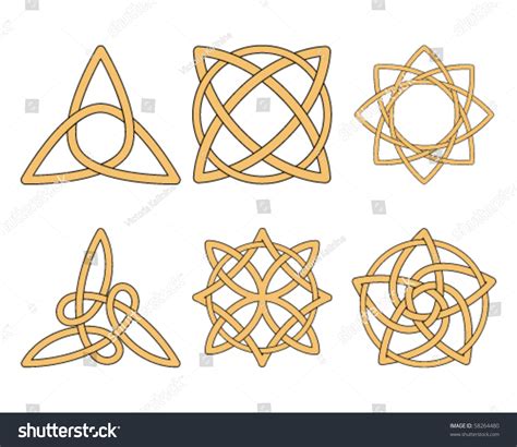 Vintage Ornaments Celtic Knots Stock Vector (Royalty Free) 58264480 ...