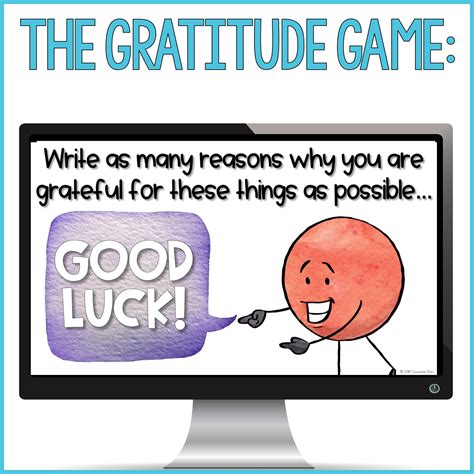 Gratitude Activity: The Gratitude Game Classroom Guidance Lesson – Counselor Keri