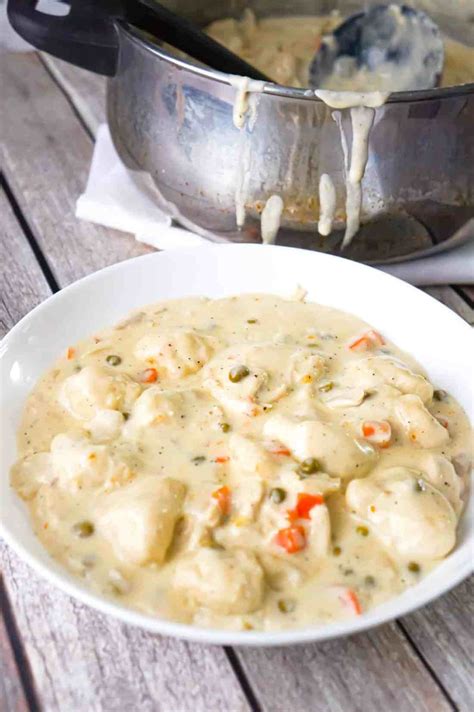 Easy Chicken and Dumplings with Biscuits - This is Not Diet Foo ...