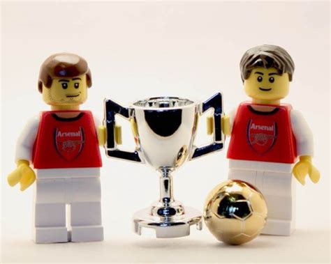 Arsenal football club custom Lego minifigures set of two players ...