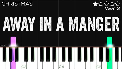 Christmas - Away In A Manger | EASY Piano Tutorial - YouTube