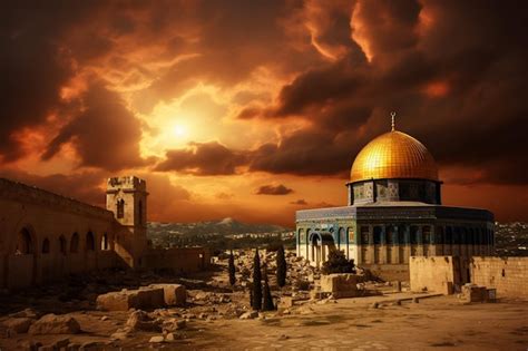 Premium Photo | Al Aqsa Mosque And Dome Of The Rock