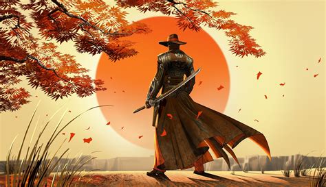 artwork, Fantasy Art, Cowboys, Samurai, Japan Wallpapers HD / Desktop ...