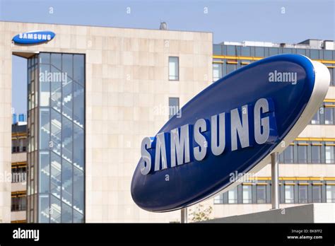 Samsung Electronics GmbH company headquarters in Germany Schwalbach, Hesse, Germany, Europe ...