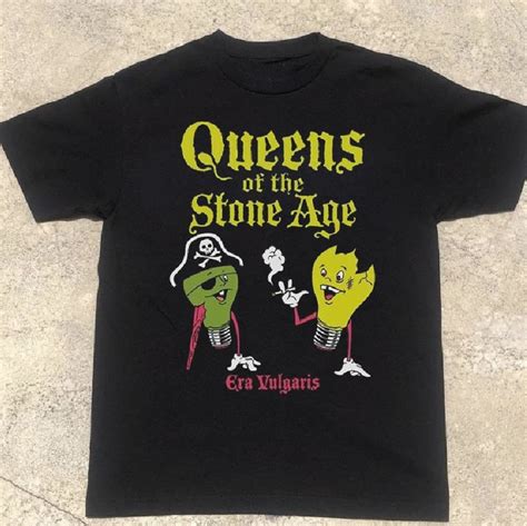 Queens of the Stone Age Era Vulgaris Album T-shirt, Era Vulgaris Shirt ...