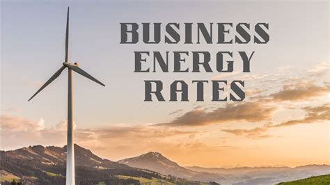 Ways to Minimize Business Energy Rates