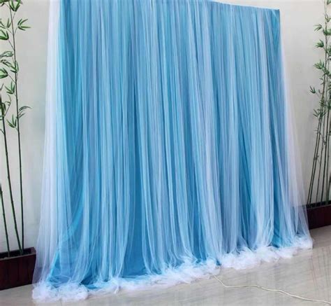 Champagne Tulle Chiffon Backdrops for Bridal Shower | Etsy