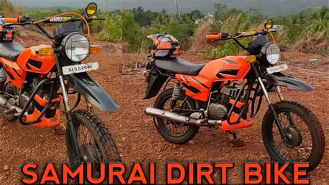 DIRT BIKE MODIFIED / suzuki samurai modified into dirt bike /2stroke/ motocross in kerala - YouTube