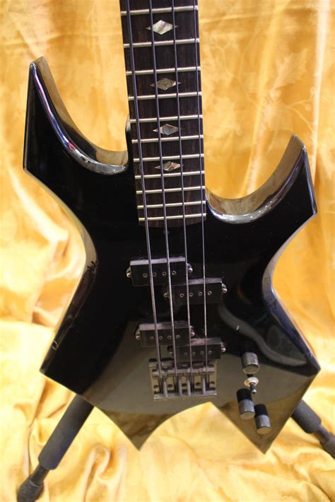 BC Rich Warlock USA Bass Guitar w/HSC 1980s | Ted's Pawn Shop