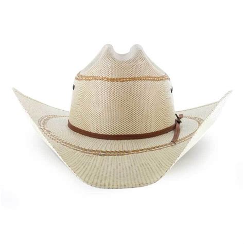 Ariat Bangora Straw Western Cattleman Cowboy Hat - Chaar