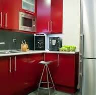 Pictures of Kitchens - Modern - Red Kitchen Cabinets (Kitchen #4)