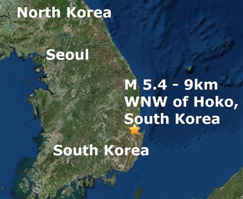 The Big Wobble : EARTHQUAKES IN STRANGE PLACES! A magnitude 5.4 - hits South Korea (their second ...