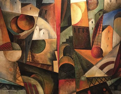 Albert Gleizes - Cubist Landscape (1914) : r/museum