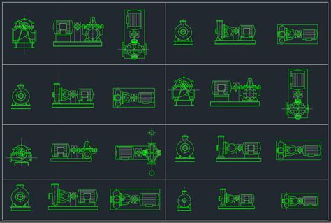 Suction Pumps – Free CAD Block And AutoCAD Drawing