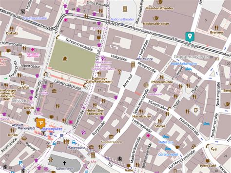 Marienplatz Munich Map