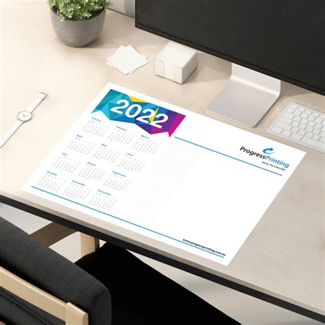 A2 Desk Pad Calendar 2023 - Progress Printing - Get a quote today!