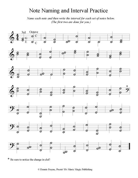 FREE! Printable Music Note Naming Worksheets — Presto! It's Music Magic ...