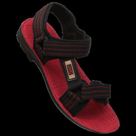 Various Sizes Are Available Pu Mens Fashion Sandal Red And Black With Stylish Look And Anti Slip ...