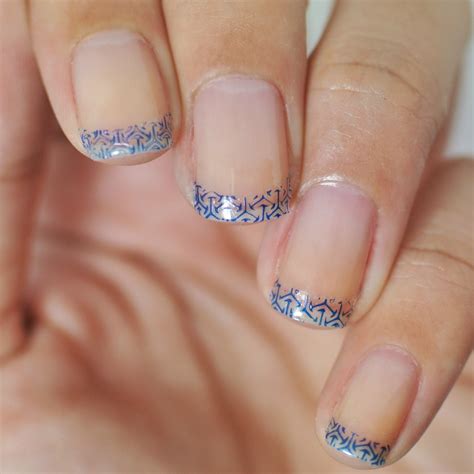 classy french tip nail designs