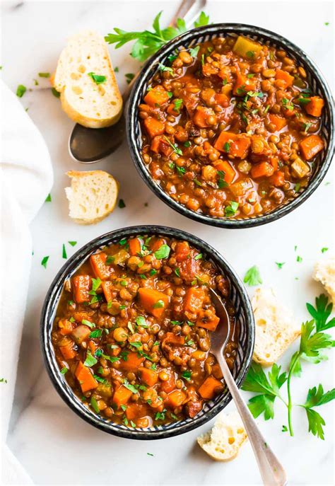 Crockpot Lentil Soup – WellPlated.com