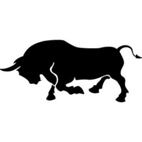 Free Bull Silhouette Vector, Download Free Bull Silhouette Vector png ...