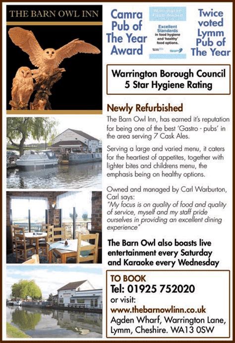 The Barn Owl Inn, Agden Wharf, Lymm