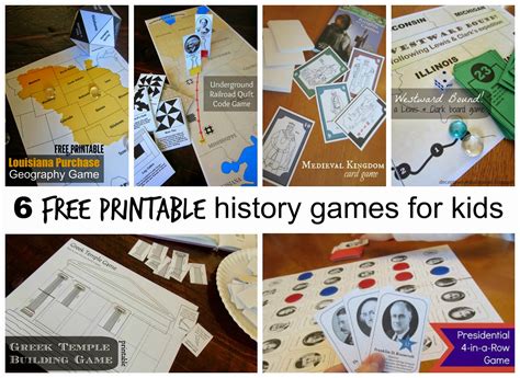 Relentlessly Fun, Deceptively Educational: 6 History Games for kids (+ Other Ideas to Bring the ...