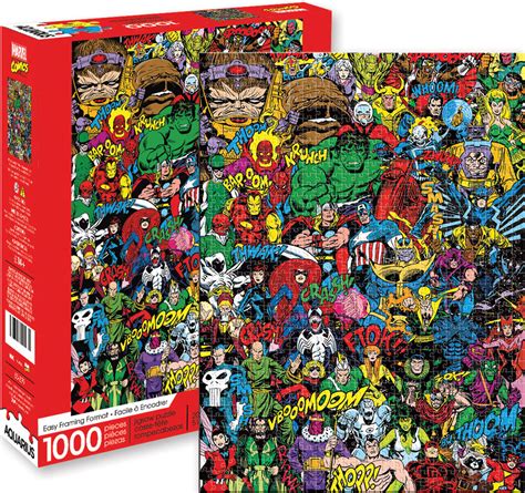 Marvel Retro Cast, 1000 Pieces, Aquarius | Puzzle Warehouse