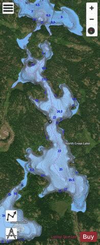 North Cross Lake Fishing Map | Nautical Charts App