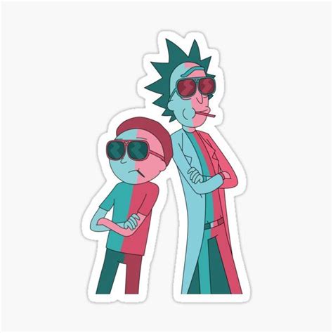 Pegatina de Rick y Morty in 2021 | Rick and morty stickers, Rick and ...