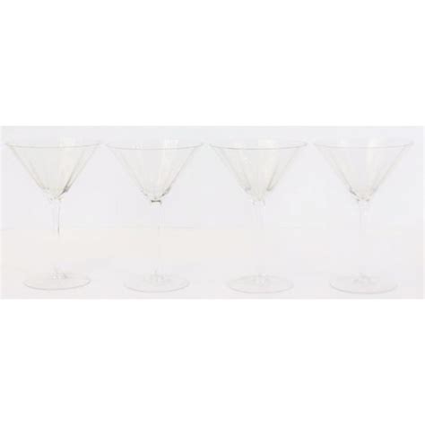 Set of 4 Martini Glasses