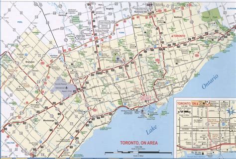 Urban Planning Map Of Toronto Canada