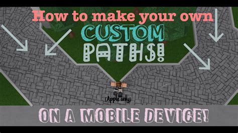 How to make a custom path in bloxburg...ON IPAD!! ||SassyJazzy || - YouTube