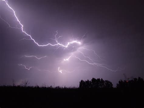 Lightning And Dark Clouds Free Stock Photo - Public Domain Pictures