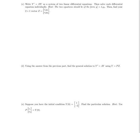 Solved 1. Suppose we have a system of differential equations | Chegg.com