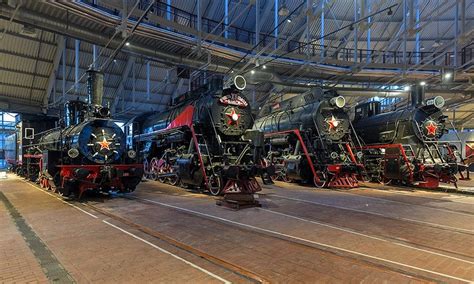 The Russian Railway Museum in St. Petersburg, Russia