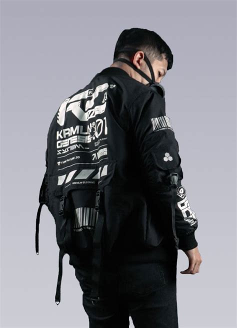 Cyberpunk Bomber Jacket | OFF-WRLD TECHWEAR