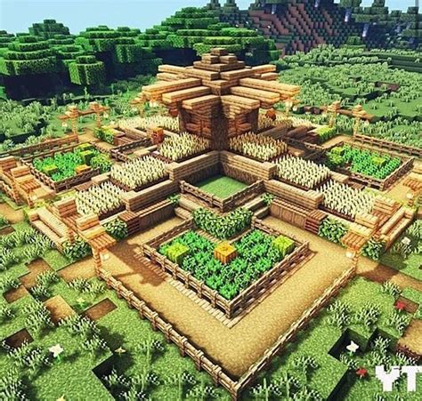 Minecraft Builds & DesignsはInstagramを利用しています:「Awesome Farm Design ? (Rate it 1-10 ...