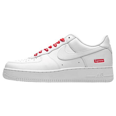 Supreme x Nike Air Force 1 Low 'Box Logo - White' — Kick Game