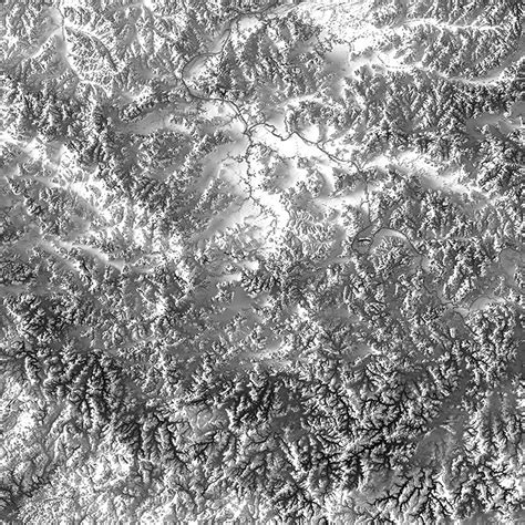 Kentucky Elevation Map - Muir Way