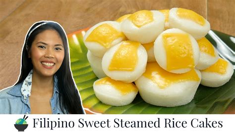 Puto Recipe | Filipino Rice Cake Recipe With Cheese - YouTube